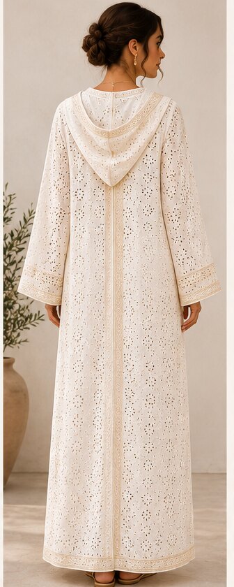 Broderie Anglaise Caftan