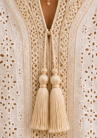 Broderie Anglaise Caftan