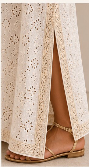 Broderie Anglaise Caftan